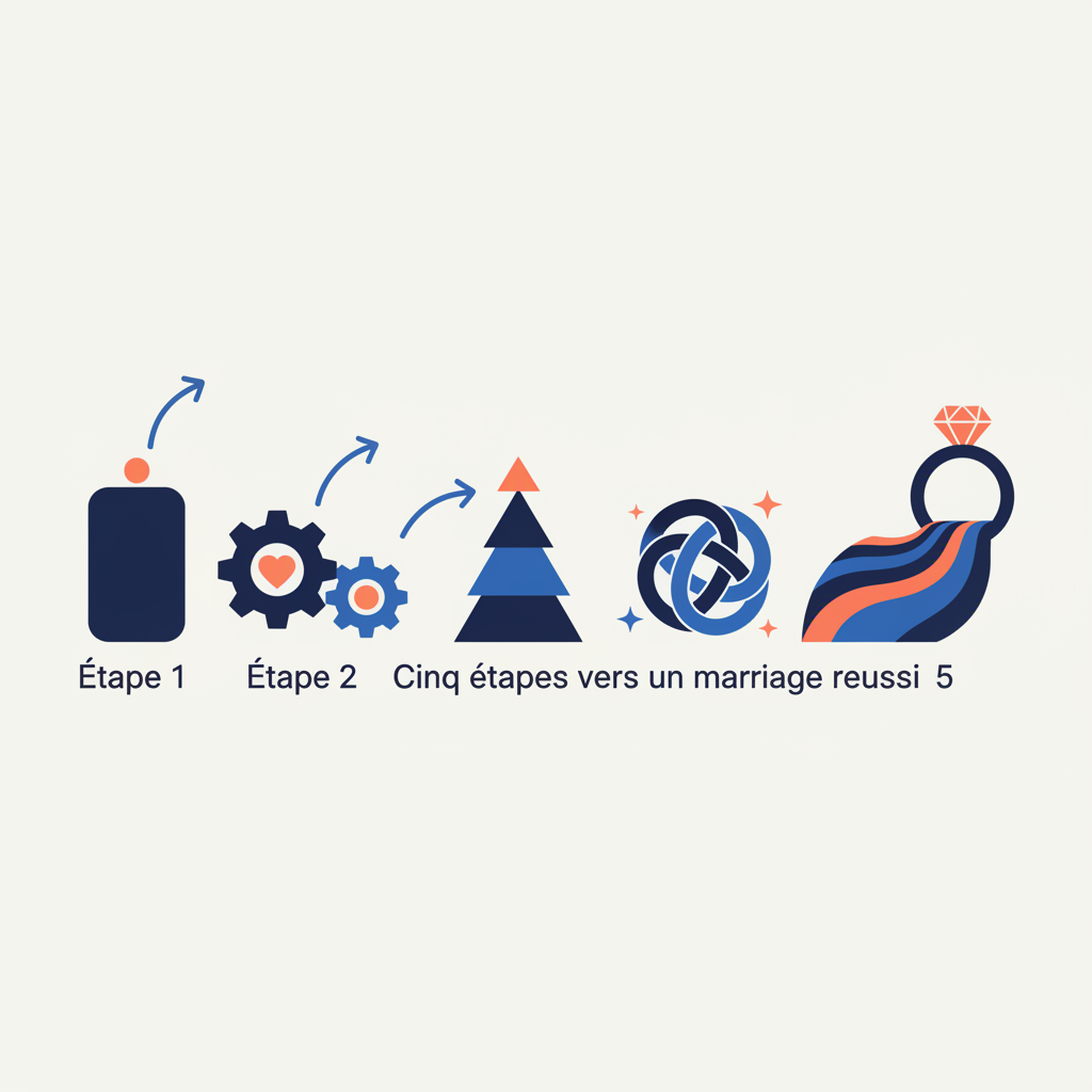 Cinq étapes vers un mariage réussi 1