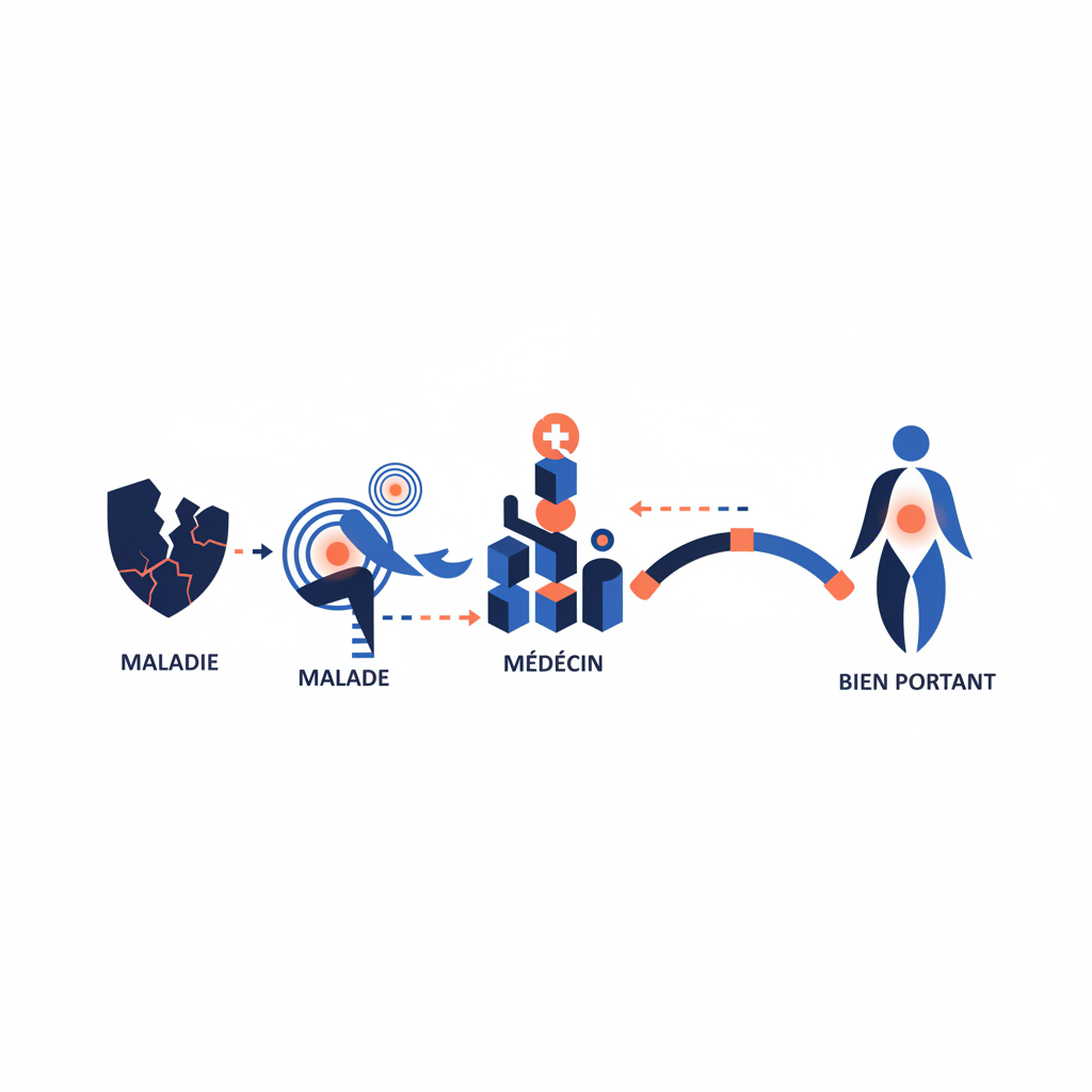 LA TETRALOGIE : MALADIE - MALADE - MEDECIN - BIEN PORTANT : 2